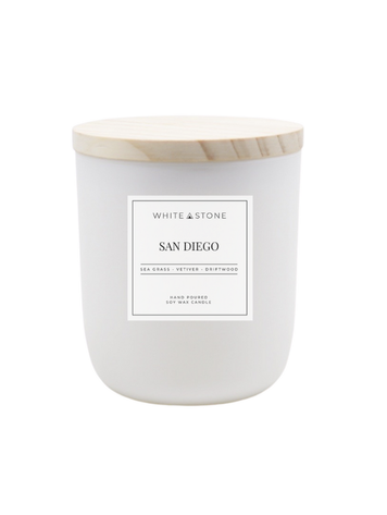 White Stone Candles San Diego