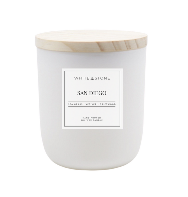 White Stone Candles San Diego