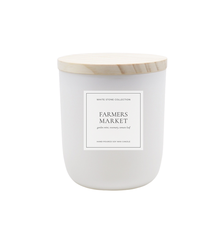 White Stone Candles Farmers Market