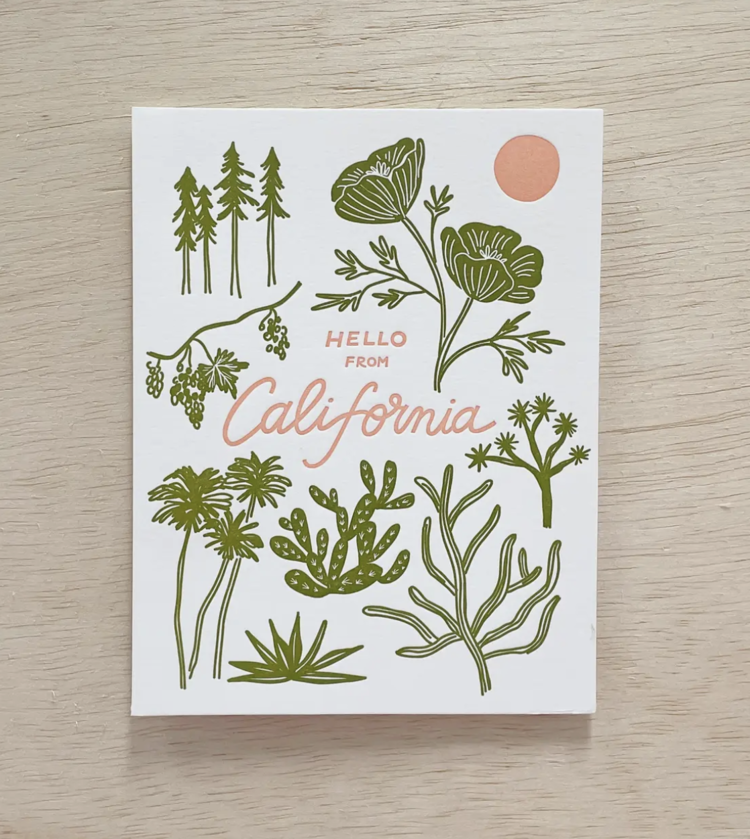 Odd Daughter Paper Co. Hello from California