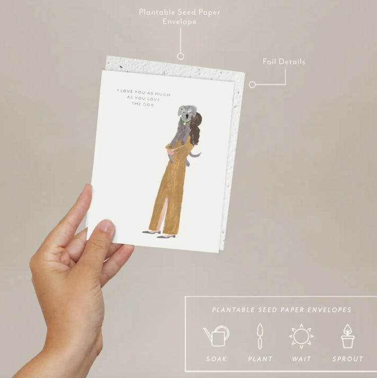 Seedlings Girl and Dog