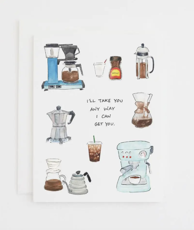 Party Sally Coffee Card