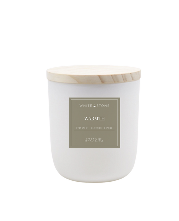 White Stone Candles 8 Oz Fall - Winter Candles