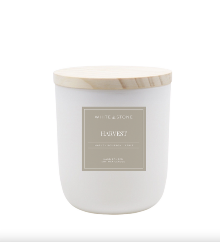 White Stone Candles 8 Oz Fall - Winter Candles