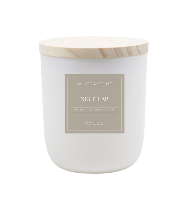 White Stone Candles 8 Oz Fall - Winter Candles