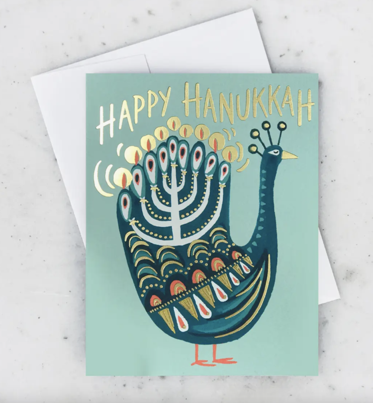 Idlewild Co. Hanukkah Peacock