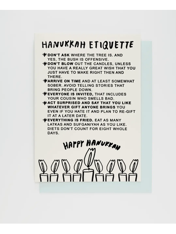 People I've Loved Hanukkah Etiquette