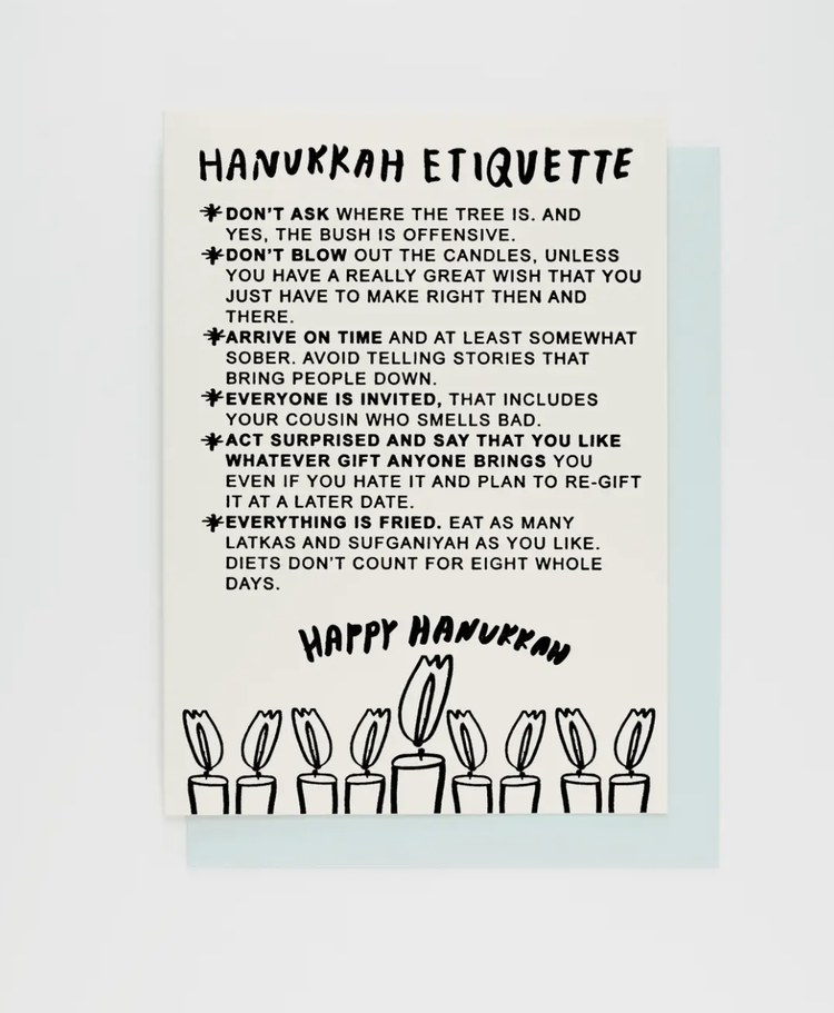 People I've Loved Hanukkah Etiquette