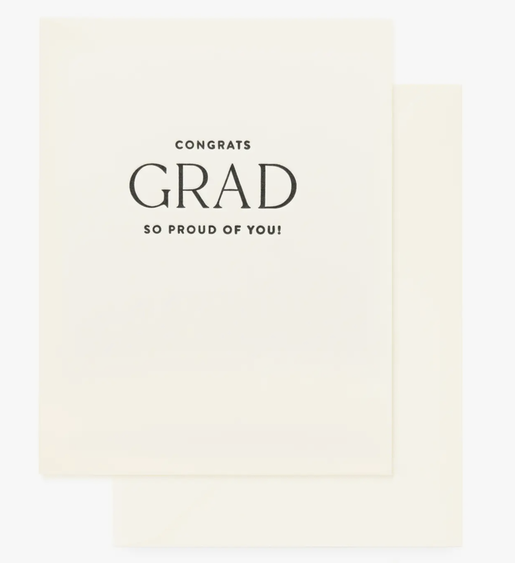 Sugar Paper Grad Congrats, Cream