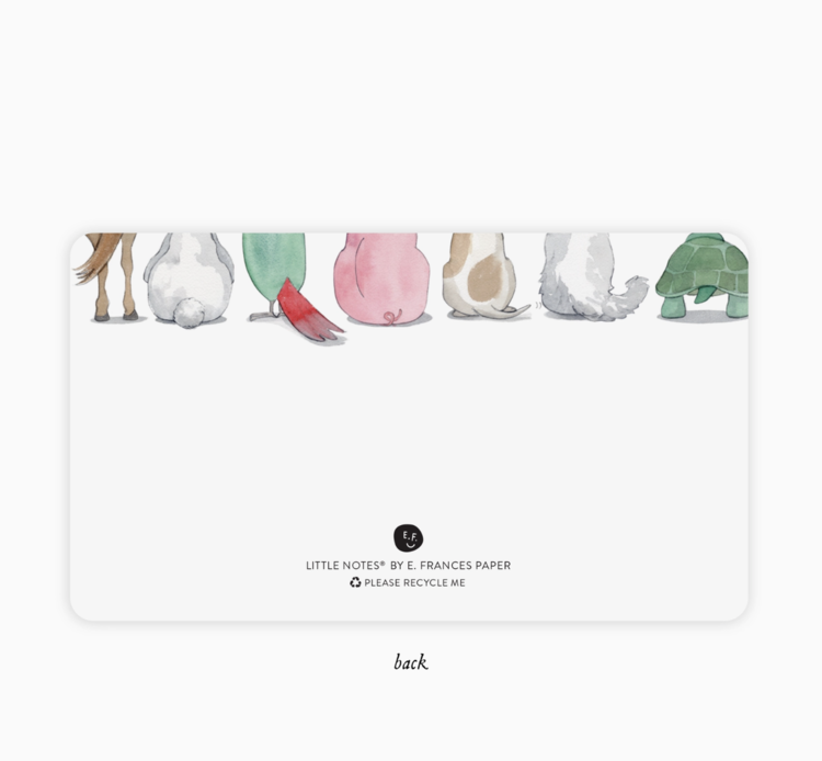 E. Frances Paper Studio Animal Friends Little Notes