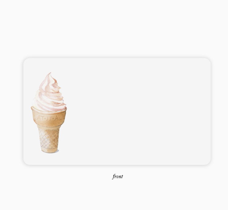 E. Frances Paper Studio Ice Cream Little Notes®