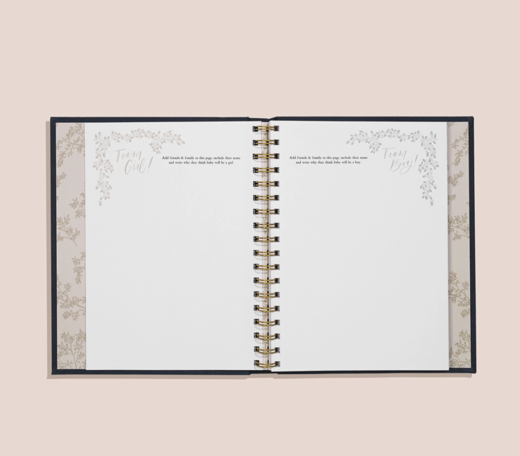 Paige Tate & Co. Growing You: Pregnancy Journal Black