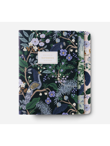 Rifle Paper Co. Assorted Set of 3 Peacock Notebooks