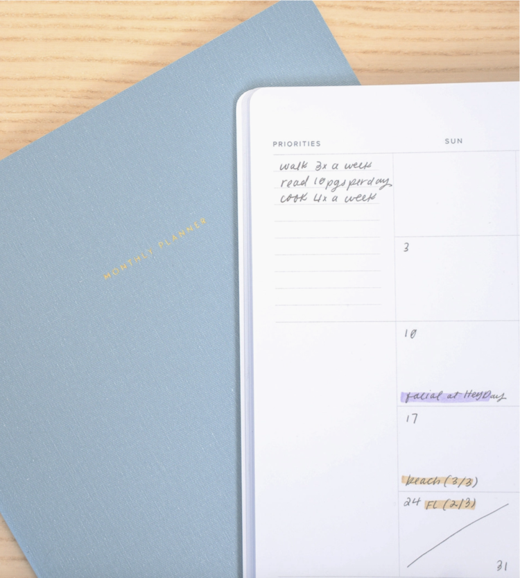 Appointed Monthly Planner