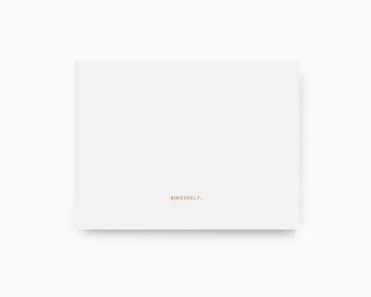 Appointed Sincerely Notecards