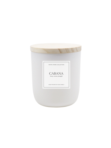 White Stone Candles Bungalow Candle 8 oz