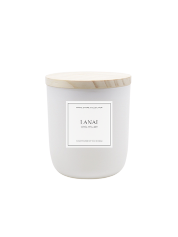 White Stone Candles Lanai Candle 8oz