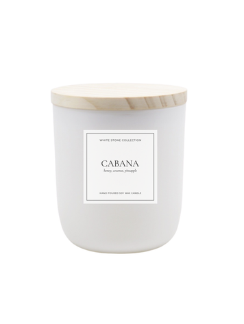 White Stone Candles Cabana Candle 8 oz