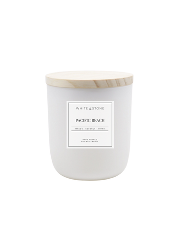 White Stone Candles Pacific Beach