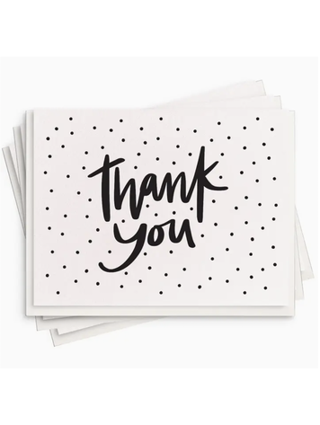 Dahlia Press Thank You Dots Box - Set Of 6
