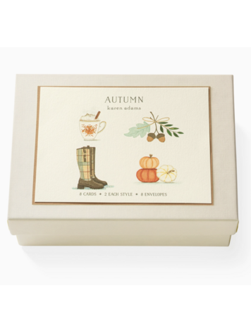 Karen Adams Designs Autumn Note Card Set