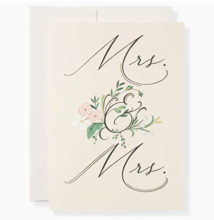 Karen Adams Designs Mrs and Mrs