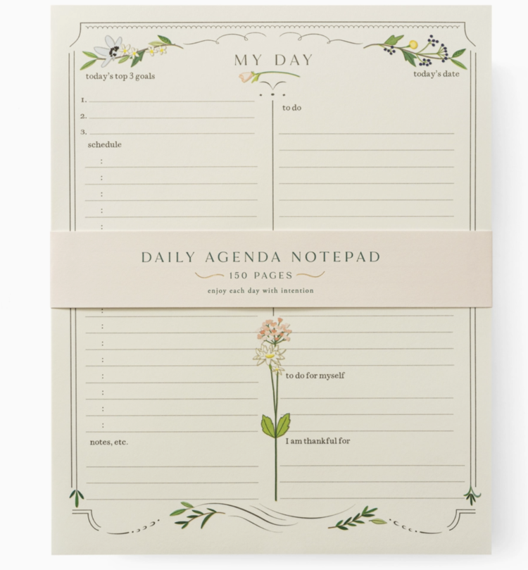Karen Adams Designs The Daily Agenda Pad
