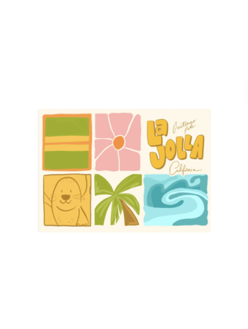 Sweet Paper Custom La Jolla Tan PostCard