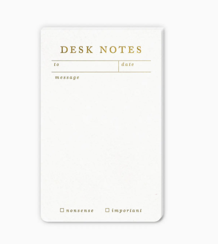 Smitten on Paper Desk Notes Notepad