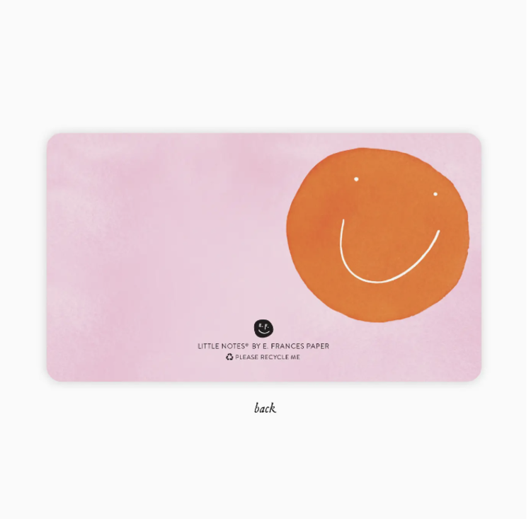 E. Frances Paper Studio Orange Smiley Little Notes®