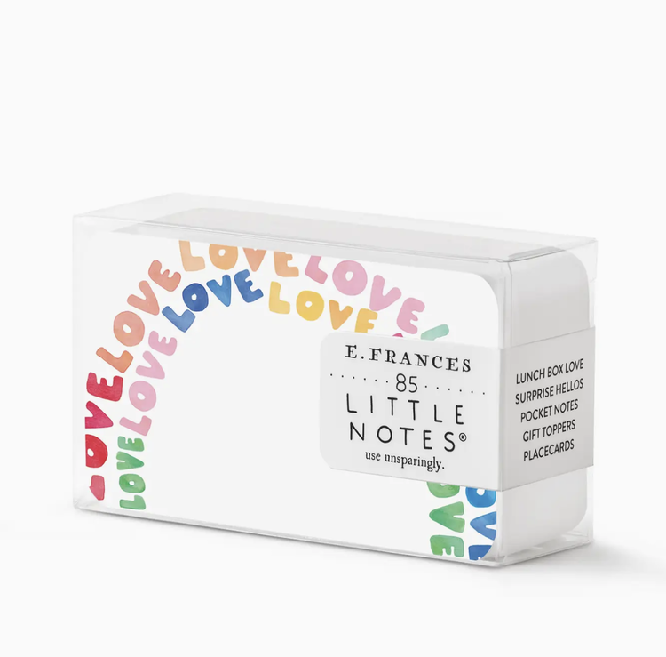 E. Frances Paper Studio Love Rainbow Little Notes