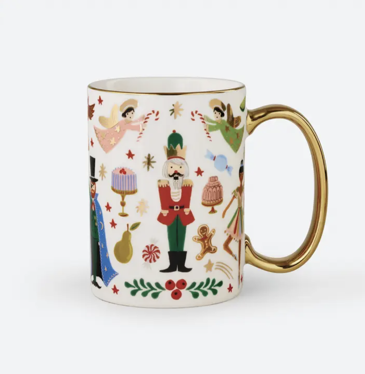 Rifle Paper Co. Nutcracker Porcelain Mug