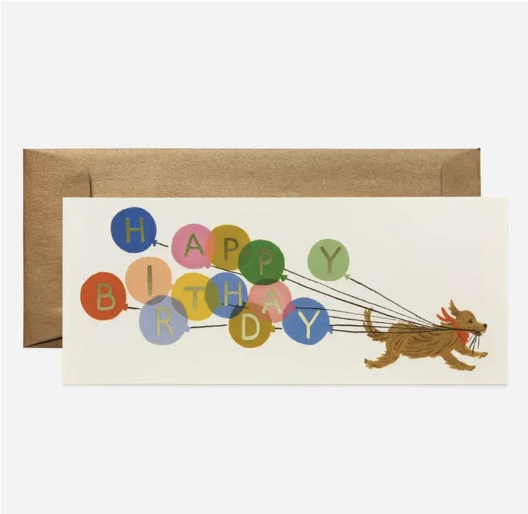 Rifle Paper Co. Birthday Balloon No. 10 Card