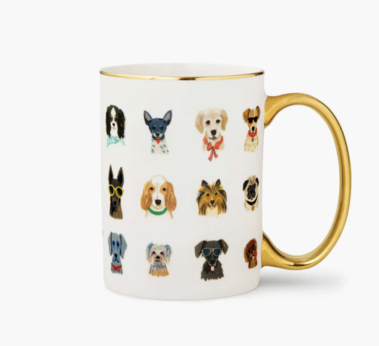 Rifle Paper Co. Dog Days Porcelain Mug