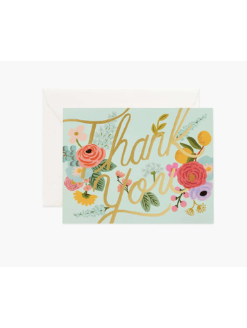 Rifle Paper Co. Mint Garden Thank You
