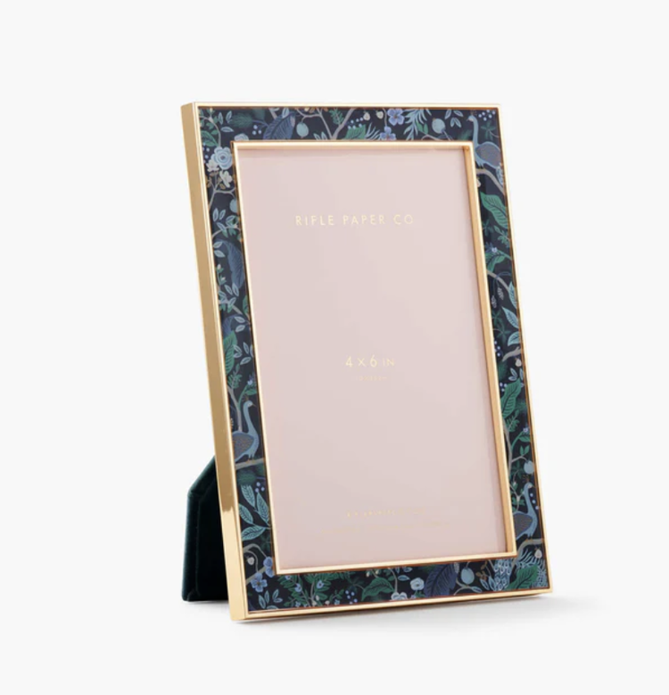 Rifle Paper Co. Peacock 4x6 Picture Frame
