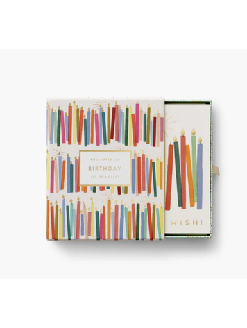 Rifle Paper Co. Birthday Candles Keepsake Card Box