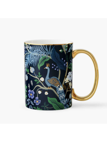 Rifle Paper Co. Peacock Porcelain Mug