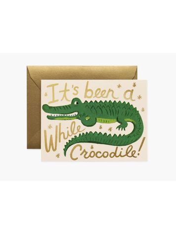 Rifle Paper Co. Been a While Crocodile