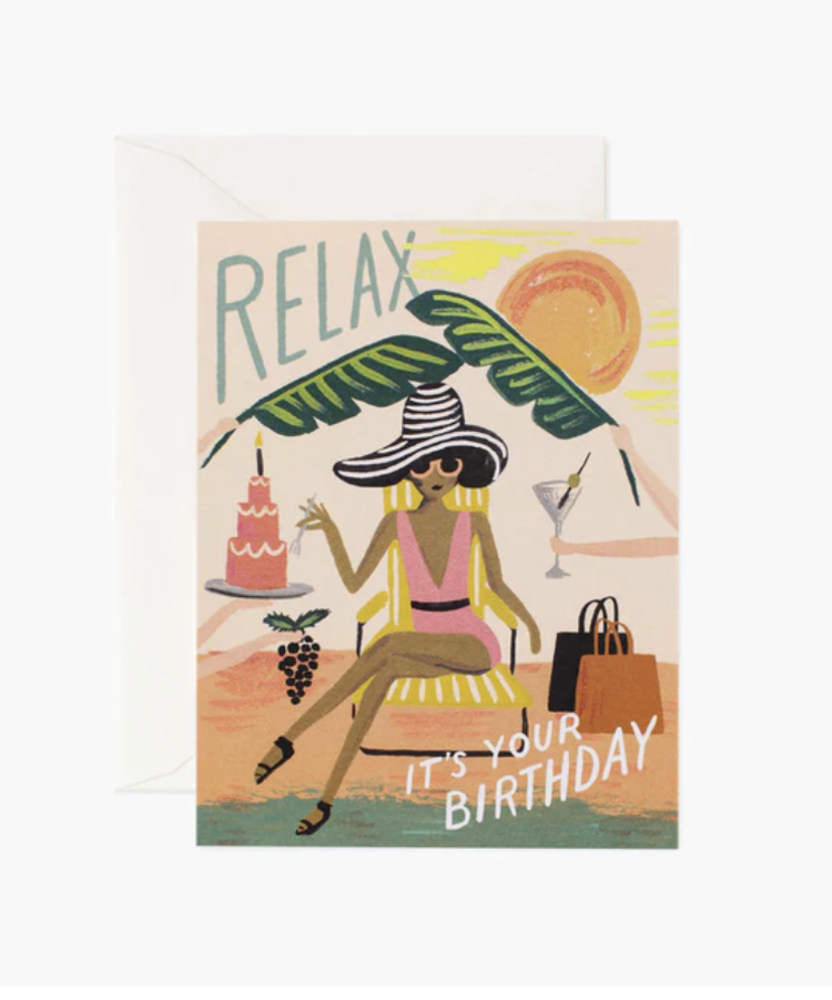 Rifle Paper Co. Relax Birthday