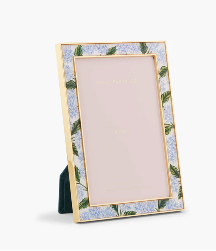 Rifle Paper Co. Hydrangea 4x6 Picture Frame