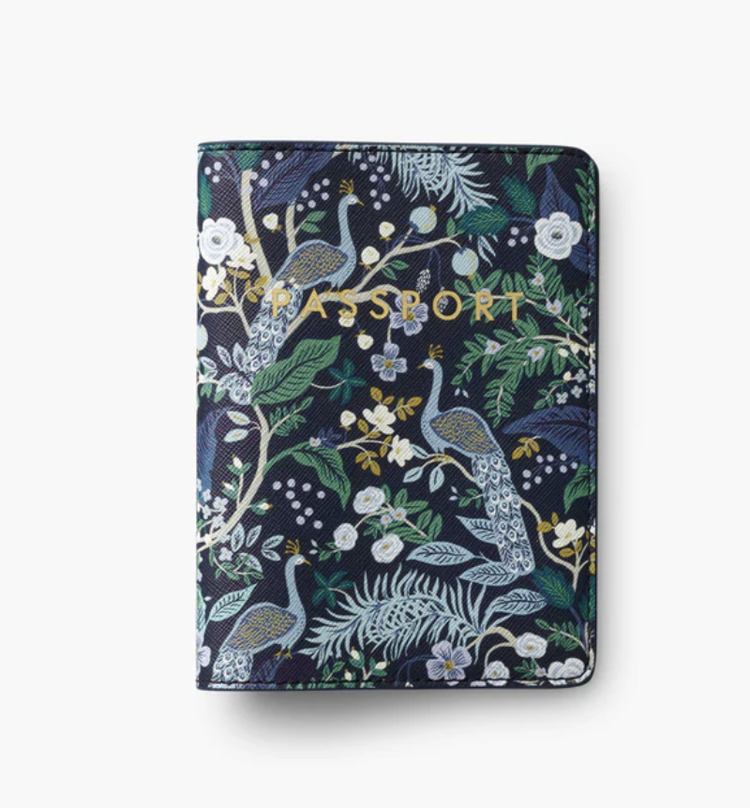 Rifle Paper Co. Peacock Passport Holder