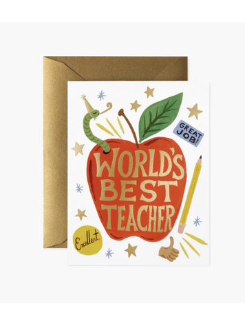 Rifle Paper Co. World's Best Teacher