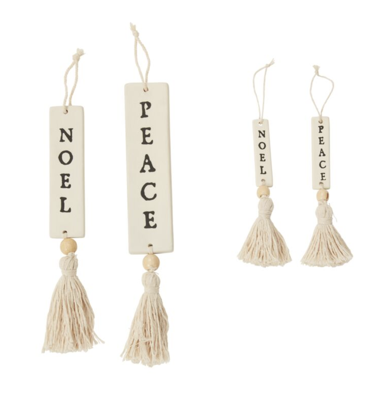 Accent Decor Noel Holiday Greetings Ornament