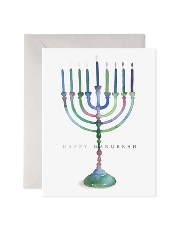 E. Frances Paper Studio Colorful Menorah