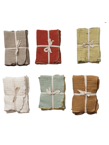 Creative Co-Op Woven Cotton Double Cloth Napkin