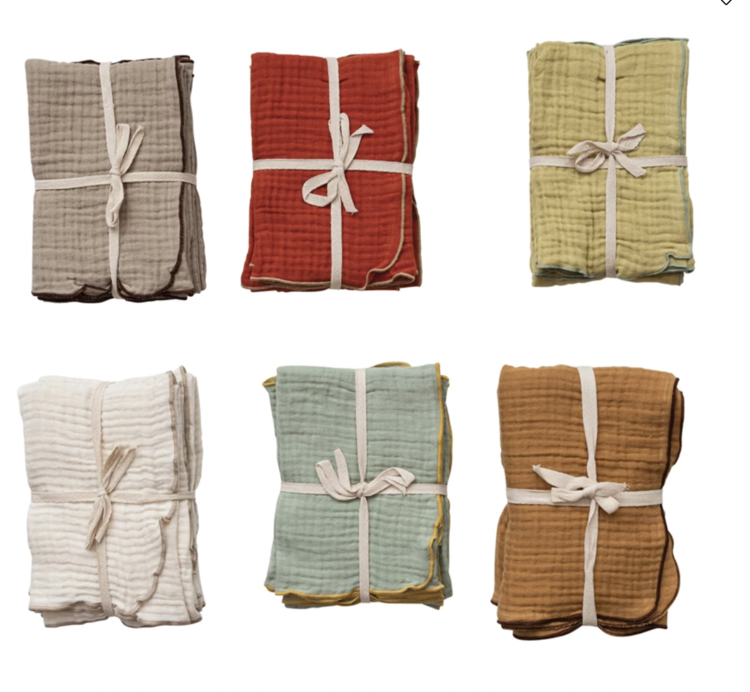 Creative Co-Op Woven Cotton Double Cloth Napkin