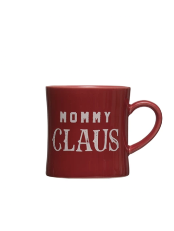 Creative Co-Op Mommy Claus Mug