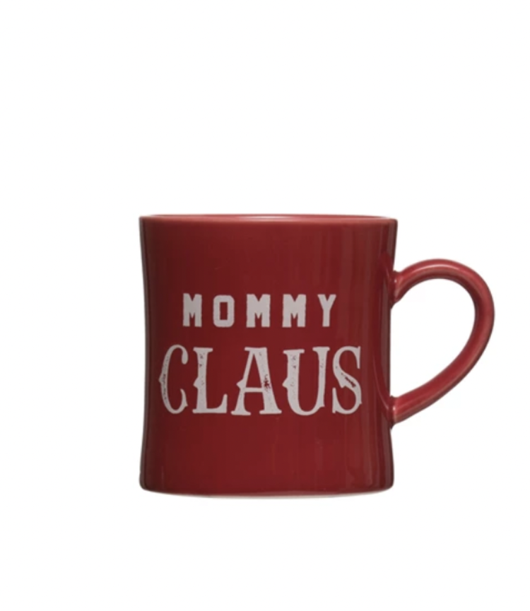 Creative Co-Op Mommy Claus Mug
