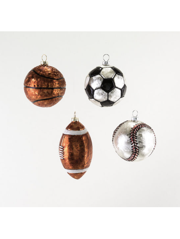 Glitterville Sport Balls Ornament
